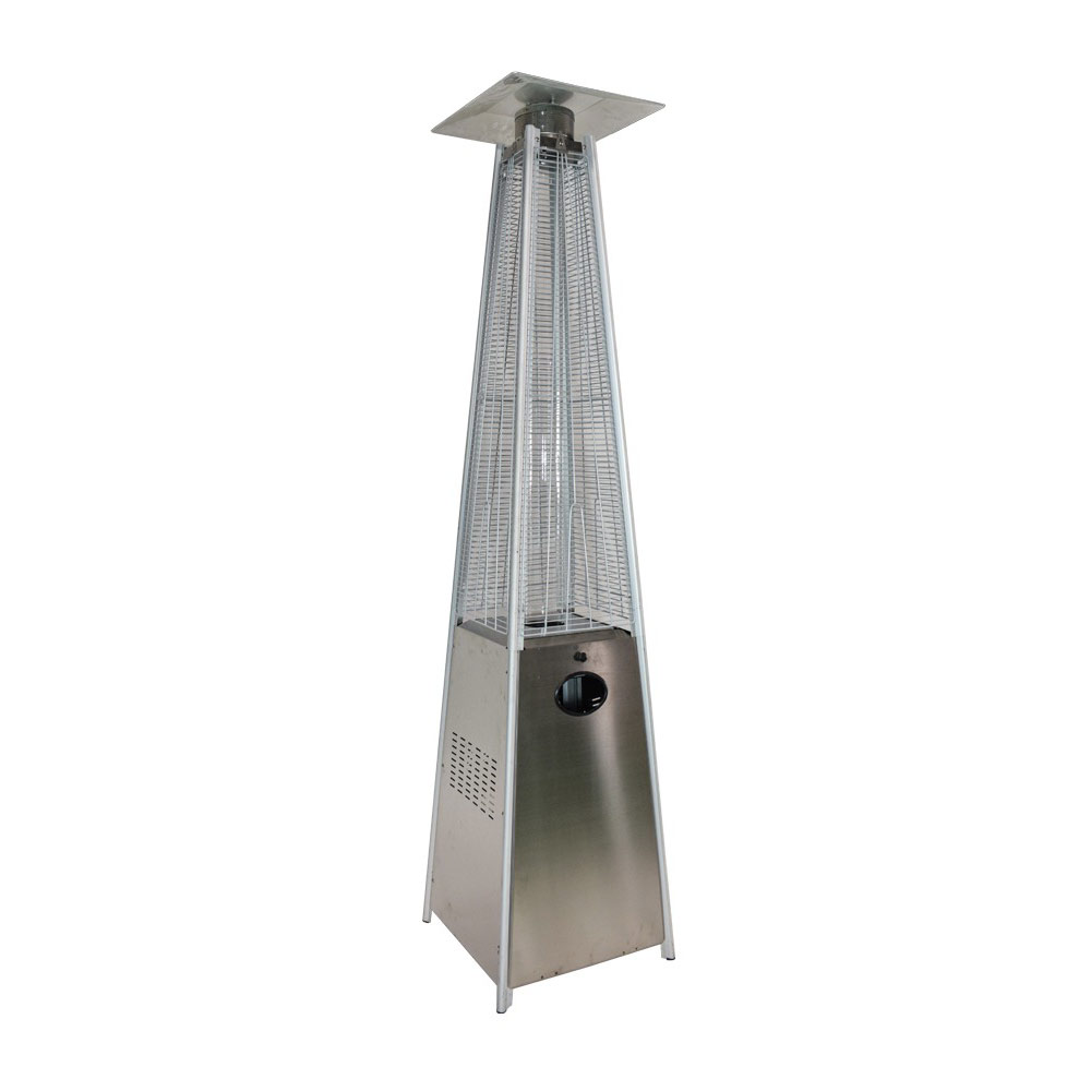 Quartz tube pyramid patio heater with electric ignition (S.S) - Climate