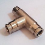 3/8″ slip lock T connector nickel plated(20AED)