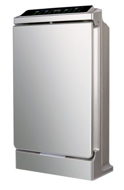 High capacity HEPA air purifier with activated carbon and PM2.5 display