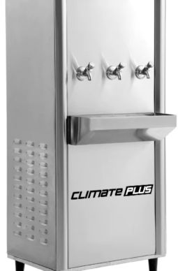 Climate Plus 3-Tap Stainless Water Cooler – Commercial