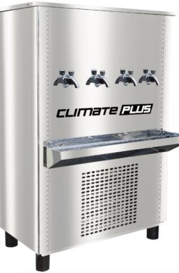 Climate Plus 4-Tap Stainless Water Cooler – High Volume