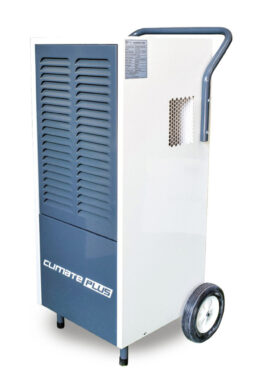 Climate Plus 158L Portable Industrial Dehumidifier – Mobile
