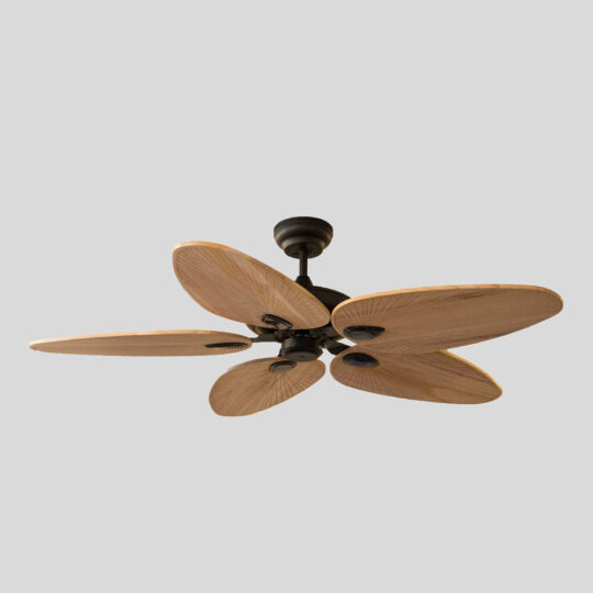 Natural wood ceiling fan -WideGal