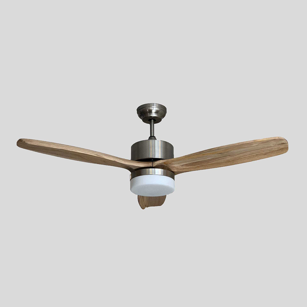 Natural wood ceiling fan with light -ModLight