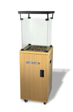 Climate Plus Wooden Gas Outdoor Firepit